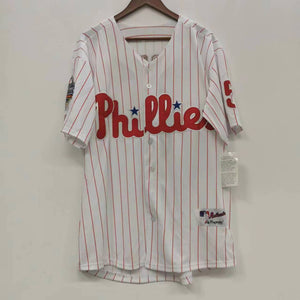 Pat Burrell Philadelphia Phillies Jersey white WS patch