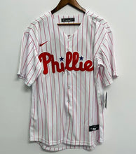 Christopher Sanchez Philadelphia Phillies Jersey white pinstripes Nike