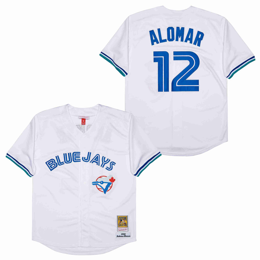 Roberto Alomar Toronto Blue Jays Jersey Mitchell & Ness white