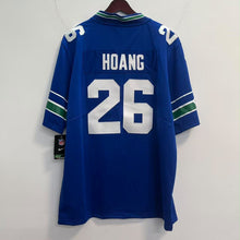 Any name & Number Seattle Seahawks Classic blue retro NFL Nike jersey
