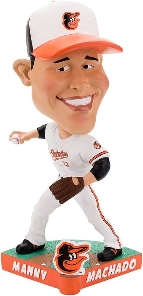 Manny Machado Baltimore Orioles Caricature Bobblehead Forever Collectibles