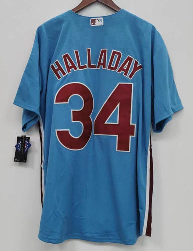 Roy Halladay Philadelphia Phillies Official MLB Jersey blue