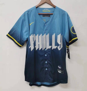 Brandon Marsh Philadelphia Phillies Blue City Connect MLB Limited Jersey