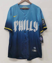 Aaron Nola Philadelphia Phillies Blue City Connect MLB Limited Jersey