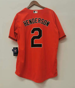 Gunnar Henderson Baltimore Orioles jersey Nike orange