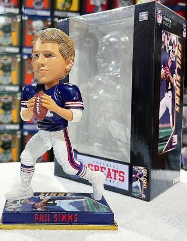 Phil Simms New York Giants Bobblehead Forever Collectibles