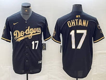 Shohei Ohtani Los Angeles Dodgers Official MLB Nike jersey black