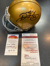 Ricky Watters Notre Dame Autographed Mini Helmet with JSA COA