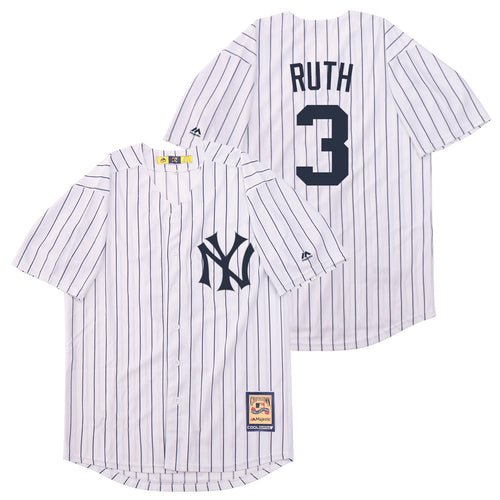 Babe Ruth New York Yankees Jersey white Majestic