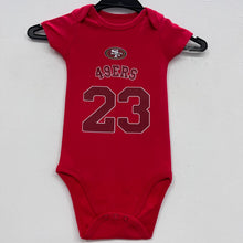 Christian McCaffrey San Francisco 49ers baby onesie creeper snap suit b/t