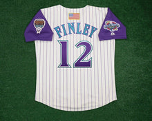 Steve Finley Arizona Diamondbacks 2001 World Series Official MLB Jersey White