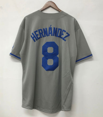 Kike Enrique Hernandez Los Angeles Dodgers Official MLB Nike Jersey gray