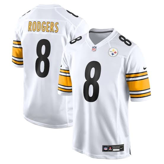 Aaron Rodgers Youth Kids Pittsburgh Steelers Official NFL Nike Jersey White