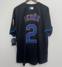 Luisangel Acuna New York Mets Official MLB Nike Jersey Black