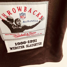 Webster Slaughter Cleveland Browns Official NFL Mitchell & Ness Jersey