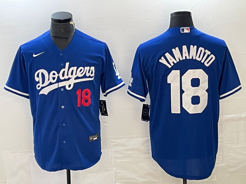 Yoshinobu Yamamoto Los Angeles Dodgers Official MLB Nike Jersey