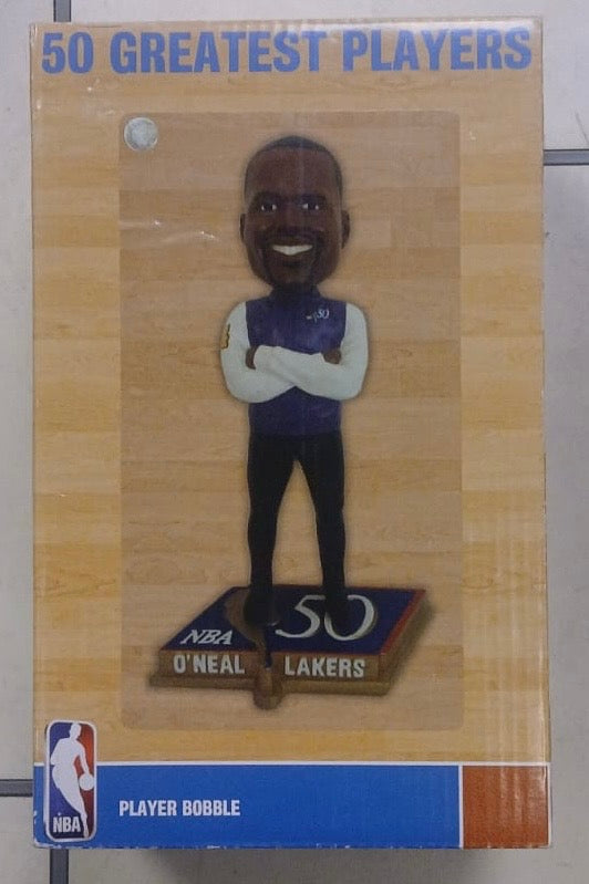 Shaquille O’Neal Los Angeles Lakers 50 greatest players Bobblehead Forever Collectibles