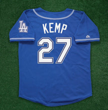 Matt Kemp Los Angeles Dodgers Official MLB Majestic Jersey blue