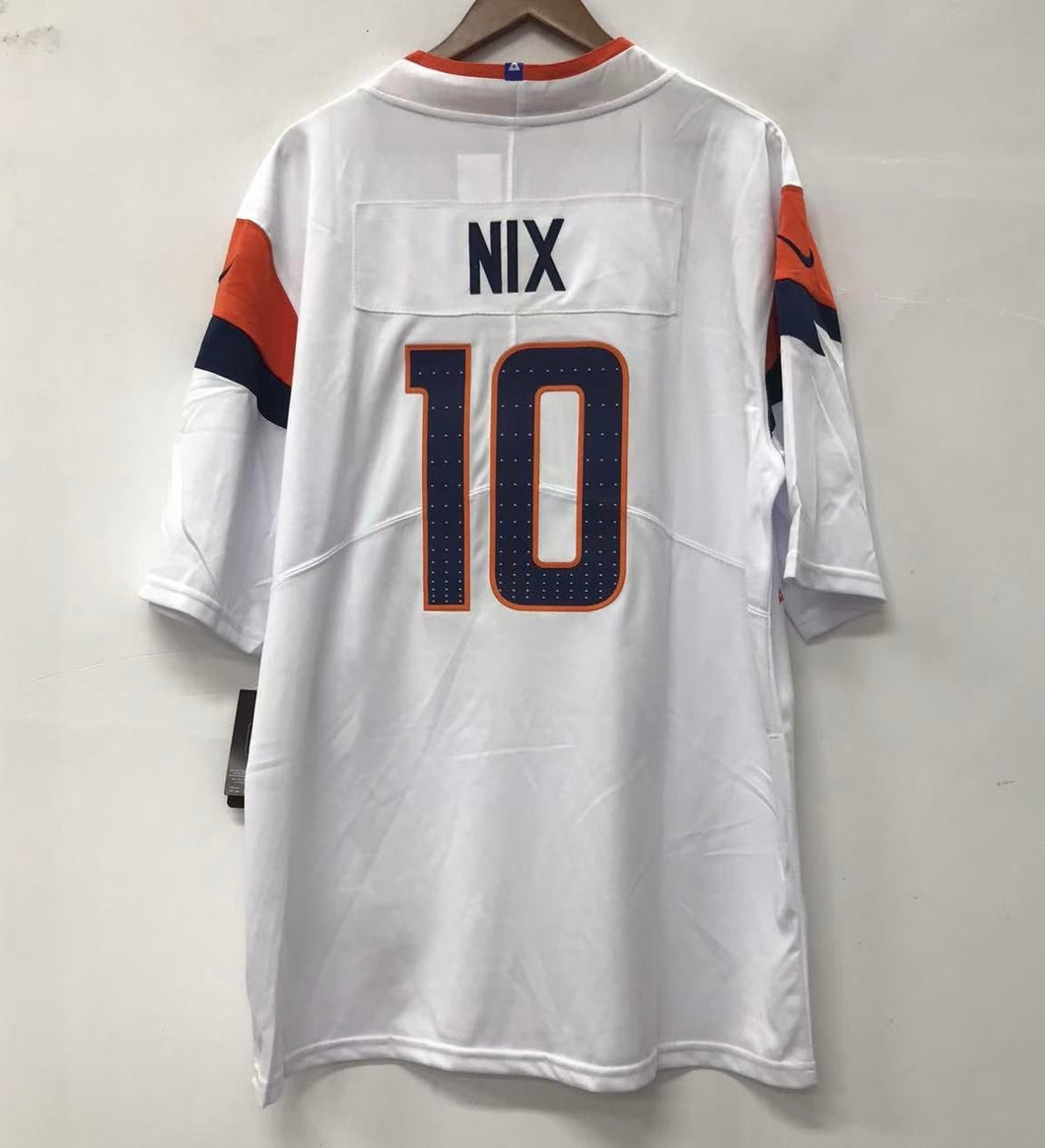 Bo Nix Denver Broncos Official NFL Jersey Nike white