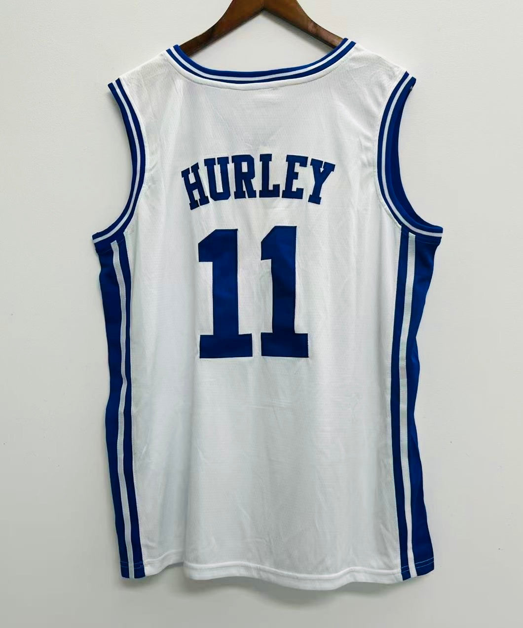 Bobby Hurley Duke Blue Devils NCAA Mitchell & Ness jersey White