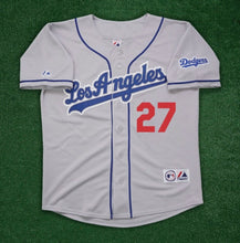Matt Kemp Los Angeles Dodgers Official MLB Majestic Jersey gray