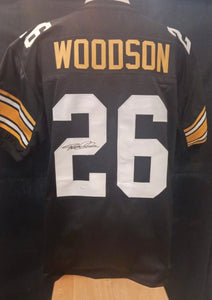 Rod Woodson Pittsburgh Steelers autographed jersey JSA Witnessed COA