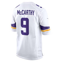 J.J. McCarthy YOUTH KIDS Minnesota Vikings Official NFL Jersey white