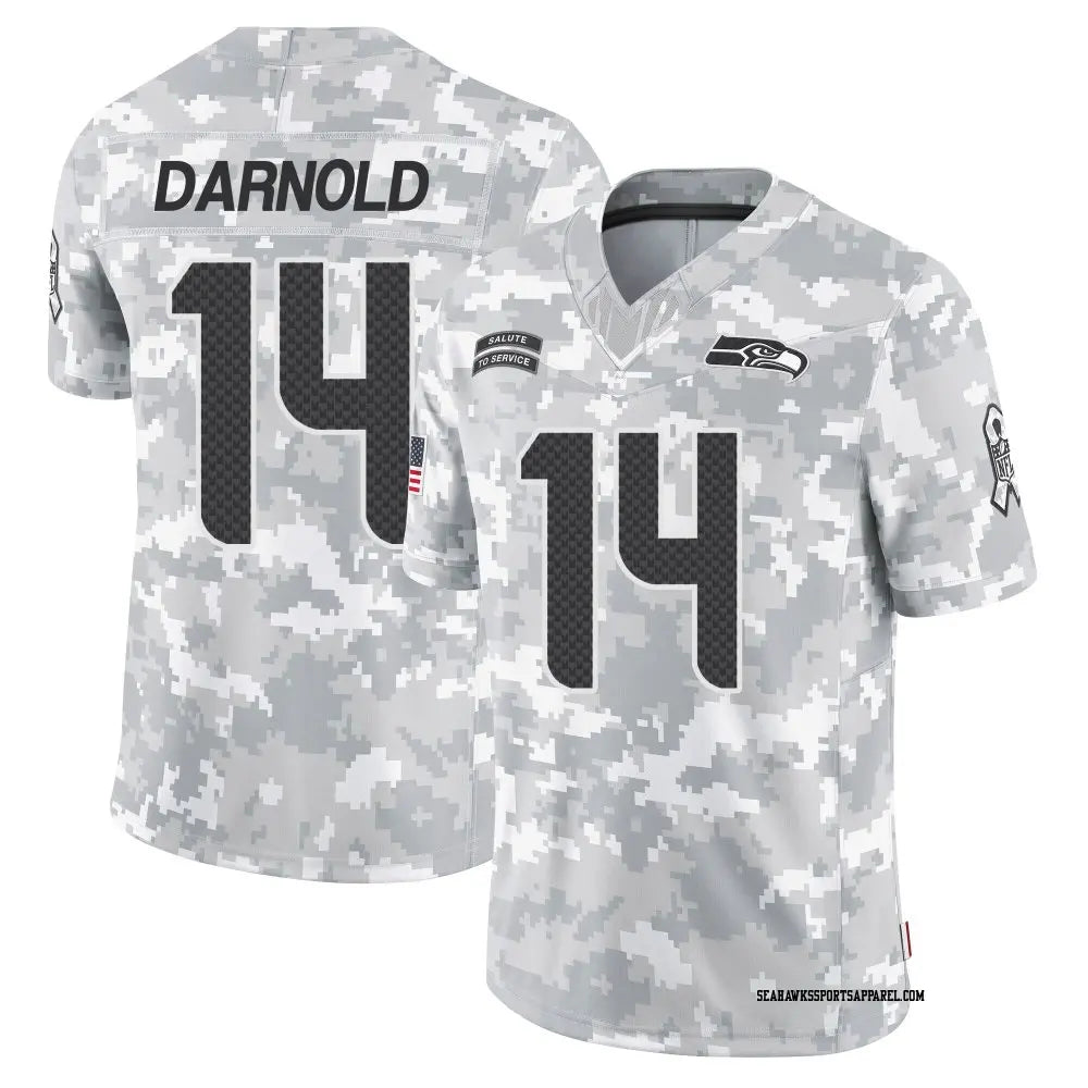 Sam Darnold Seattle Seahawks Official NFL Nike Salute to Service Jersey