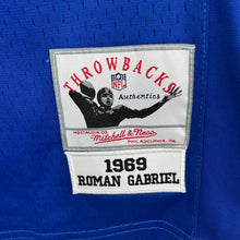 Roman Gabriel 1969 Los Angeles Rams NFL Mitchell & Ness Jersey blue