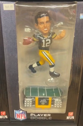 Aaron Rodgers Green Bay Packers Bobblehead Forever Collectibles