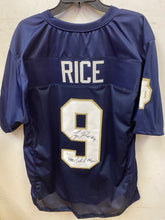 Tony Rice Notre Dame Fighting Irish autographed jersey With COA