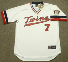 Joe Mauer Minnesota Twins Official MLB Majestic retro white Jersey