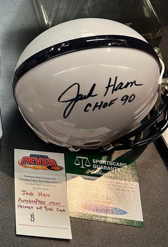 Jack Ham Autographed Penn State Mini Helmet with COA