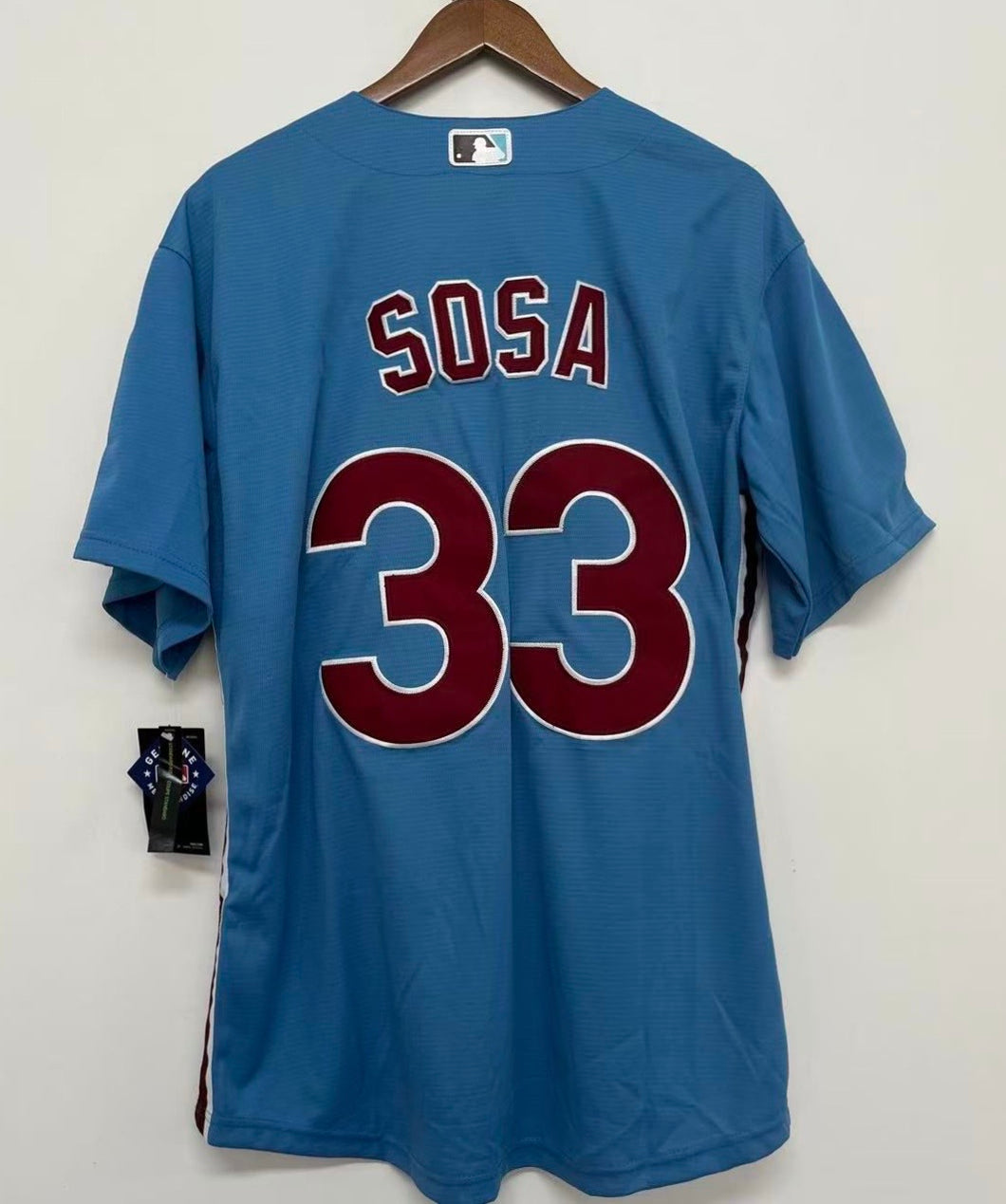 Edmundo Sosa Philadelphia Phillies Official MLB Nike Jersey blue retro