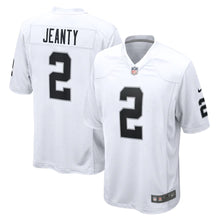 Ashton Jeanty Las Vegas Raiders Official NFL Nike Jersey white black numbers