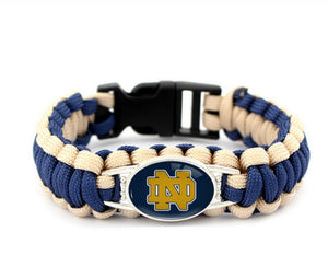 Notre Dame Fighting Irish snap clasp bracelet