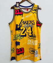 Kobe Bryant Los Angeles Lakers Graffiti Jersey made by Mitchell & Ness
