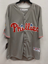 John Kruk Philadelphia Phillies 1993 World Series Jersey Majestic gray