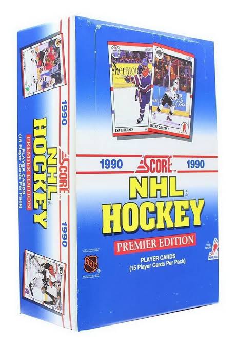 1990 Score NHL Hockey wax box 36 packs