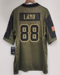 CeeDee Lamb Dallas Cowboys military salute to service Jersey