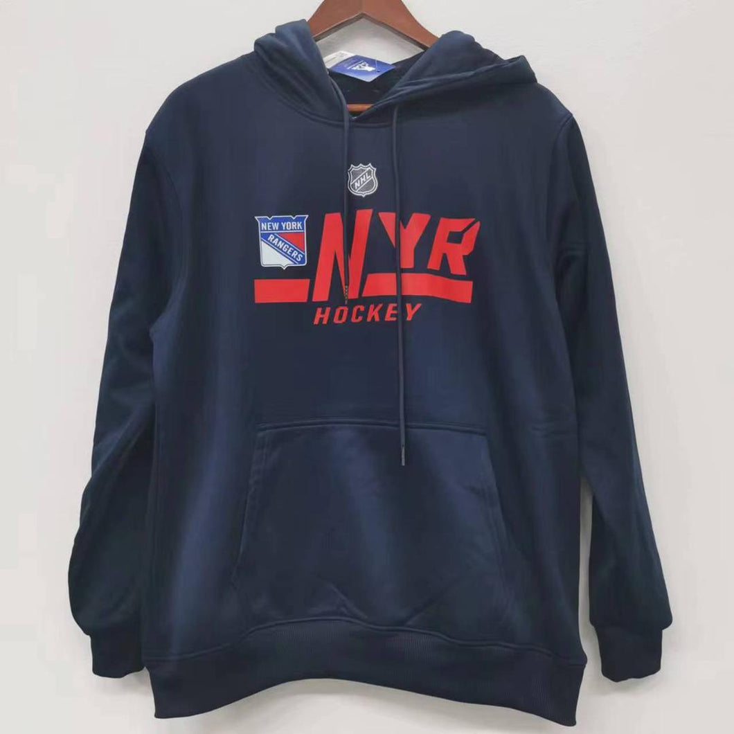 New York Rangers NHL blue hoodie
