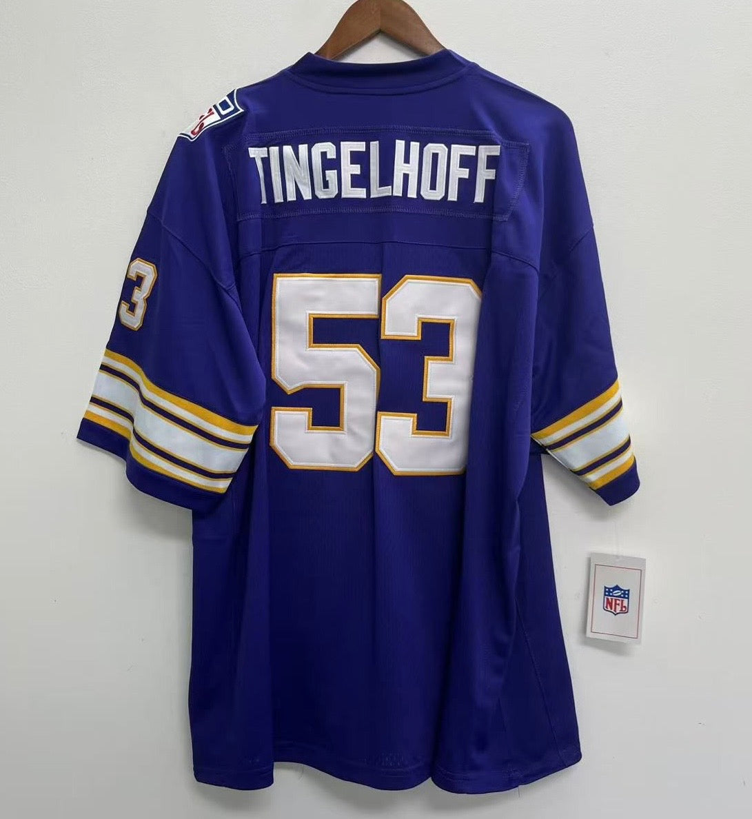 Mick Tingelhoff 1969 Minnesota Vikings Official NFL Mitchell