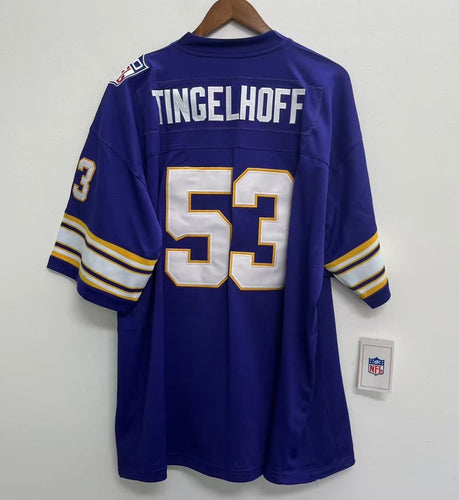 Mick Tingelhoff 1969 Minnesota Vikings NFL Mitchell & Ness Jersey
