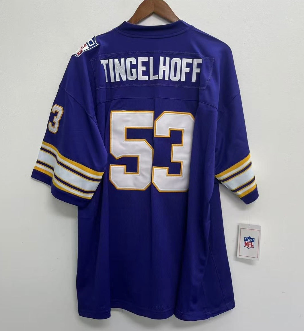 Mick Tingelhoff 1969 Minnesota Vikings NFL Mitchell & Ness Jersey