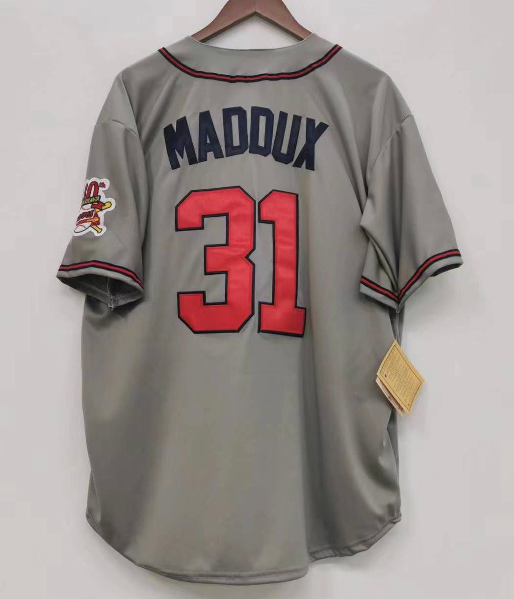 Greg Maddux Atlanta Braves 1995 Mitchell Ness official MLB Jersey