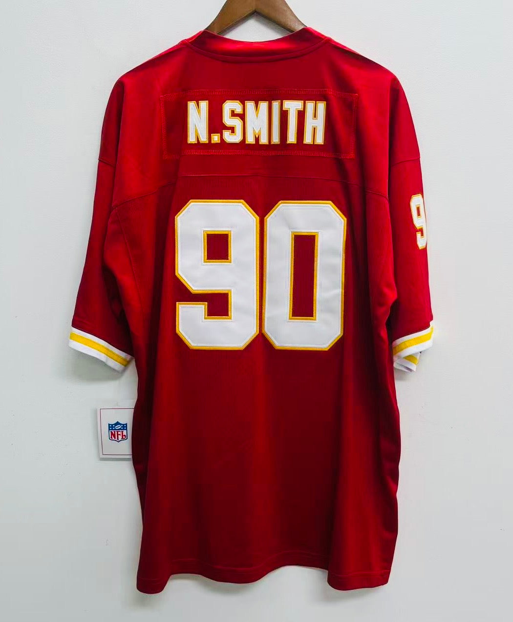 Neil Smith 1994 Kansas City Chiefs NFL Mitchell & Ness Jersey