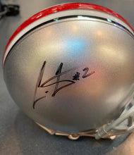 Cris Carter Autographed Ohio State Mini Helmet with SGC COA