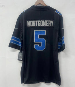 David Montgomery Detroit Lions Official NFL Jersey Nike Black