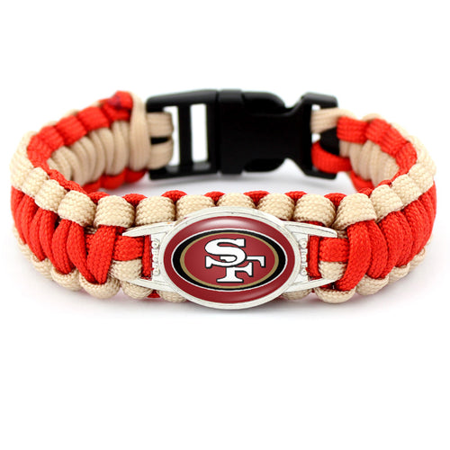 San Francisco 49ers snap clasp bracelet