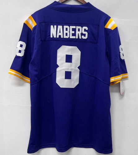 Malik Nabers LSU Tigers Official NCAA Jersey NIKE